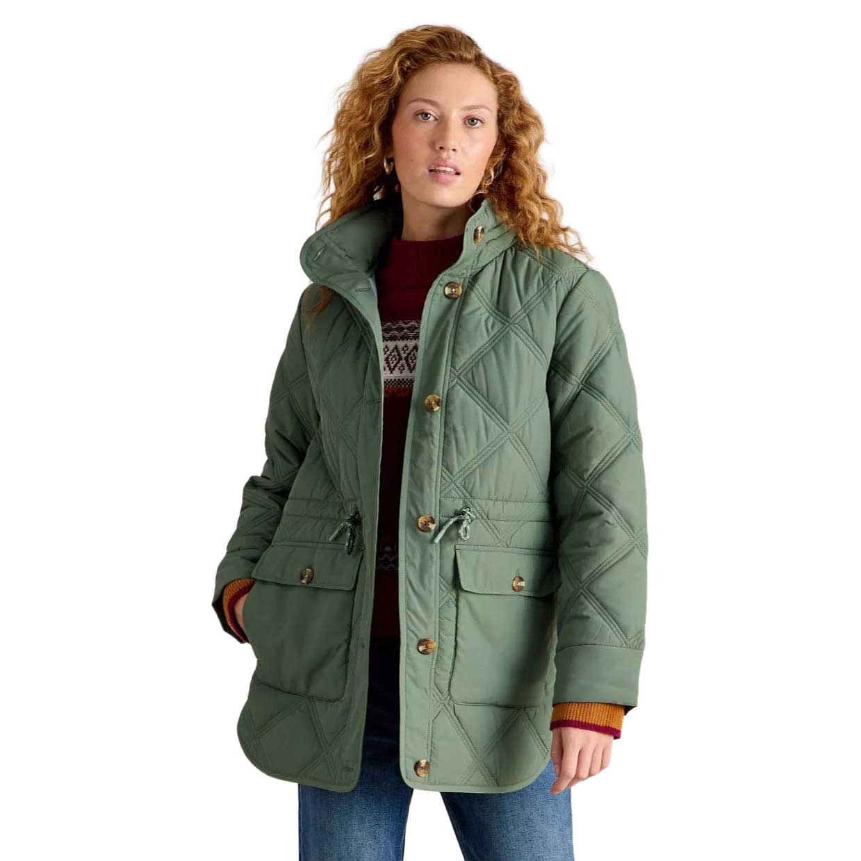 White Stuff Edie Quilted Coat